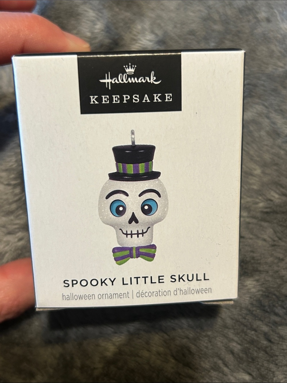 Hallmark Spooky Little Skull Ornament Halloween